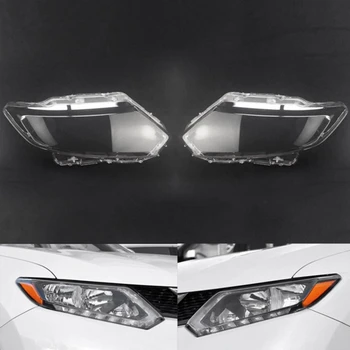1 Pora Automobilių Priekinių Žibintų Objektyvo Dangtelis Priekinių Žibintų Lempos Korpuso Reikmenys Nissan X-Trail 2014-2016 M.