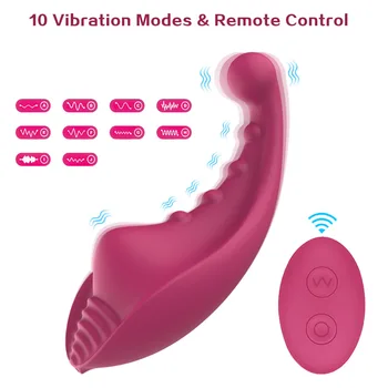 10 Greičio Klitorio Stimuliatorius Nešiojami Drugelis Vibratorius G Spot Sekso Žaislai Moterims, Nuotolinio Valdymo Kelnaitės Vibracija Suaugusiųjų Žaislai