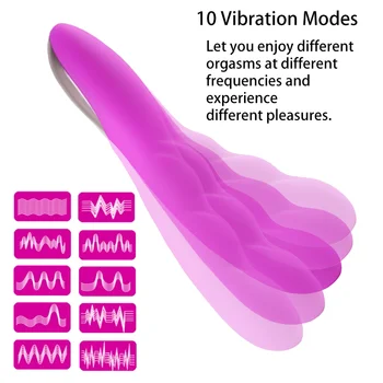 10 Režimai Dildo, Vibratoriai Vaginos Stimuliatorius Butt Plug Analinė Erotika Masturbator Sekso Žaislai Moterims, Vyrams Suaugusieji