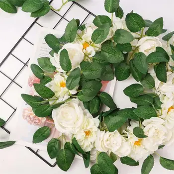 10vnt Dirbtinių Lapų Dirbtinės Gėlės Dekoratyviniai Realus atsparus UV Gėlių kompozicijų Imitavimo įrenginiai, Namų