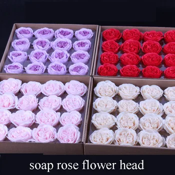 16pcs už dėžutę rankų darbo muilas rožė gėlių galvos motinos diena dovana kūrybos muilas, rožių galvos valentino dovanų dėžutėje