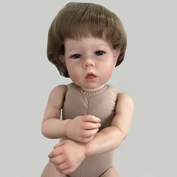20 Colių Liam Bebê Reborn Lėles Su Įsišaknijusi Garbanotas Plaukų Minkšto Vinilo Atgimsta Lėlės Vaikų Žaislas Boneca Renascida Brinquedo
