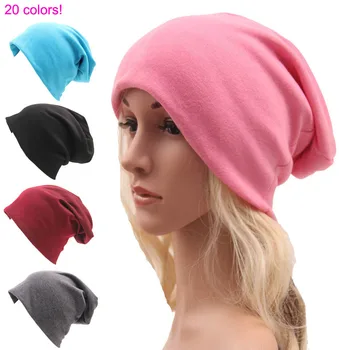 2019 Naujas Žiemos sporto kepurės hip-hop atsitiktinis palaidų vyrų ir moterų megzti medvilnės skrybėlę cukraus spalva nemokamas pristatymas