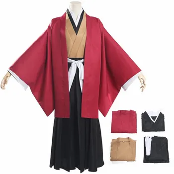 2022 Naujas Demon Slayer Kimetsu Nr. Yaiba Tsugikuni Yoriichi Cosplay Kostiumų Anime Kimono Cosplay Uniformos