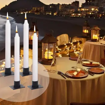 2023 4pcs Retro Žvakių Laikikliai Nustatyti, Žvakė Stovi Troba Dekoracija Namuose Vestuvės Housewarming Dovanos