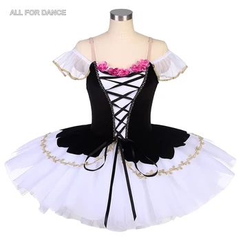 22547 Klasikinio Baleto Šokių Tutu Juoda Aksominė Liemenė Reljefiniai Tutus Leotard Suknelė Suaugusių Mergaičių Ballerina Šokių Kostiumai