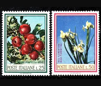 2vnt/Komplektas Naujas Italija Pašto Antspaudo 1967 M. 
