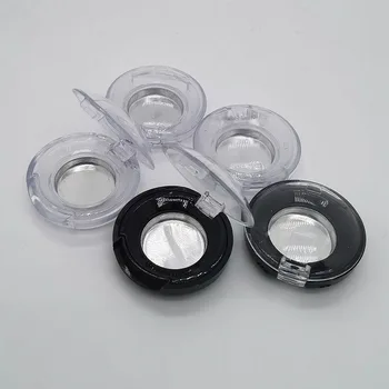 30pcs/daug 0,5 ml Plastiko Black Aišku, Jar Atveju Langelį 0,5 g Eyeshadow Makiažas Kosmetikos Blush Kompaktiškas Pakavimo Talpyklos