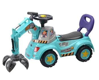 4 ratų paspirtukas Multi-funkcija vaikų inžinerijos transporto priemonių Vaikų krano scenarijų modeliavimas Patraukti lėlės mašina žaislas