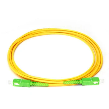 50 Vnt SC APC į PK APC Simplex 2.0 3.0 mm mm PVC Single Mode Fiber Patch Cable fibra optica megztinis