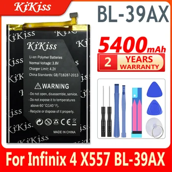 5400mAh BL-39AX Baterija Infinix 4 X557 BL-39AX mobiliojo Telefono Baterija Didelės Galios 5400mAh