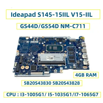 5B20S43830 5B20S43828 Lenovo Ideapad S145-15IIL V15-IIL Nešiojamas Plokštė GS44D/GS54D NM-C711 UMA Su I3 I5 I7 CPU, 4GB RAM