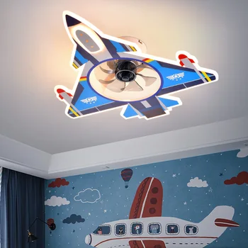 Animacinių filmų Lėktuvo LED Lubų šviesos vaikams, vaikams, kūdikio kambarys lamparas de teco Interjero Modernios LED Lubų šviestuvas berniukų, mergaičių