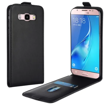 Apversti Prabangus Odinis dėklas, skirtas Samsung Galaxy J7 2016 J710 J710F SM-J710F SM-J710 SM-J7108 Telefono dėklas Galaxy j7 2016 Dangtis