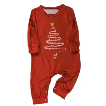 Atitikimo Kalėdų Pižama Porų Sleepwear Vaikas, Tėtis, Mama, Kūdikis Šuo Juokingas Kalėdų Tėvų-vaikų Pižama Komplektas