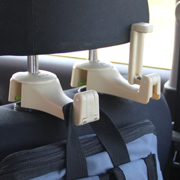 Automobilio Galinės Sėdynės Pakaba Kablys Mini Automobilių Pagalvėlės Kabliai Su Telefono Savininkas Rankinės Universalios Paskirties Vietų Įrankį Priedai