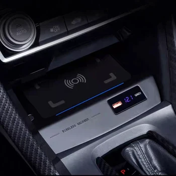 Automobilių belaidis kroviklis, skirtas Honda Civic mk10 10 2016 2017 2018 2019 2020 2021 15w greitas telefonas, įkroviklis įkrovimo pagalvėlę skydelis