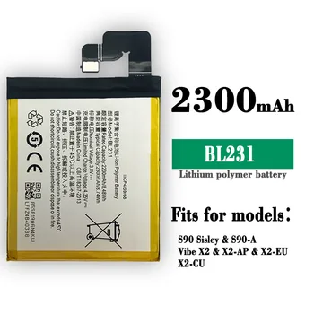 BL231 100% Originalus Aukštos Kokybės Mobiliojo Telefono Bateriją Lenovo S90t S90E S90U S90-Vibe, X2, X2-AP Naujas Baterijas