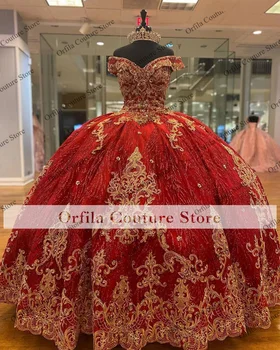 Charro Vestido De15 Años Raudona Quinceanera Suknelės Nėriniai Aplikacijos China Meksikos Saldus 16 Birthday Prom Chalatai Realus Vaizdai