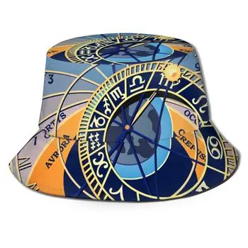 CINESSD Astronominis Laikrodis (Prahos Laikrodis Unisex Atsitiktinis Saulės Skrybėlę Kibiro Kepurę Vyrų Bob Hip-Hop Kepurės Vasaros Žvejys Panamos Skrybėlė