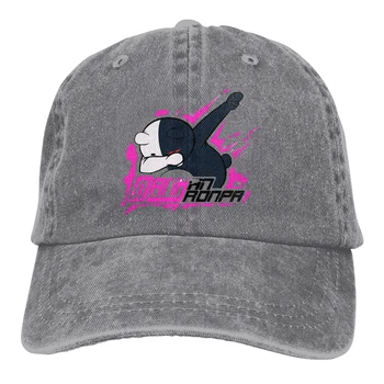 DANKanronpa Monokuma Beisbolo kepuraitę Vyrų Danganronpa V3 Ultra Nevilties Mergaičių Anime Kepurės spalvų Moterys Vasarą Snapback Kepurės