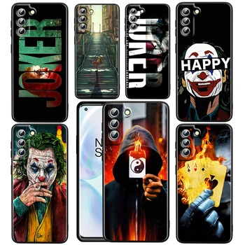 DC Savižudžių Būrys Joker Kietas Juodas Minkštas Telefono dėklas Samsung Galaxy S21 S22 S20 FE Ultra Plus S10 S9 S8 5G Padengti Silikono Apvalkalas