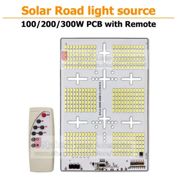 DC3V 100W LED PCB saulės prožektorius su nuotolinio valdymo pultelis, Kelių šviesos 10 25 40 60 W led šviesos šaltinis su nuotolinio valdymo pultelis