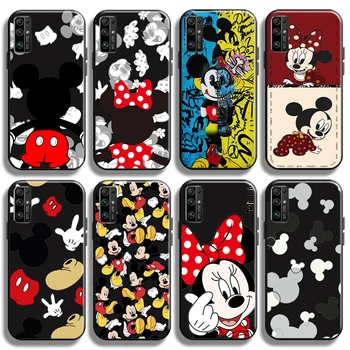 Disney Mickey Minnie Mouse Už Huawei Honor 30 PRO Telefono dėklas Atgal TPU Visišką Apsaugą Funda Dangtelis Juodas Carcasa Coque Shell
