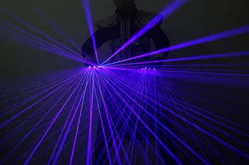 DJ Mėlynos raudonos lazerio pirštinės Muzikos Festivalis Šviesos pirštinės Lazerio Šokių ateities technologijos šou šalis pirštinės