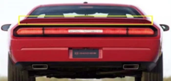 Dodge Challenger 2015+ aukštos kokybės ABS Plastiko Unpainted Spalvos Galinis Spoileris Sparno bagažo skyriaus Dangtis Padengti Automobilio Stiliaus