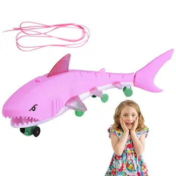 Elektros Ryklys Žaislas Elektros Ryklys Žaislas Su Šviesos Ir Garso, Muzikos, Šviesos, Iki Ryklių Žaislas Su Pavadėliu Interaktyvus Ryklys Žaislas, Skirtas Kūdikių