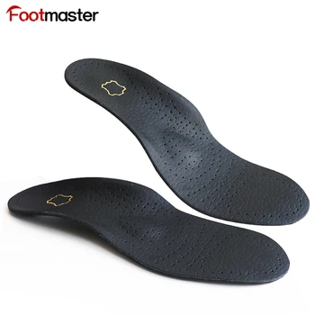 FootMaster Avikailio Latekso vidpadžiai Orthotic arch paramos odos vidpadis patogių batų įklotai vidinės batų įklotai Unisex
