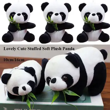 Gimtadienis Nuleidimo Sėdi Miela Turėti Vaikų, Kūdikių Pliušinis Panda Iškamšos Pateikti Lėlės Mielas Animacinių Filmų Pagalvė