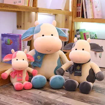 Karšto mielas karvių pliušinis žaislas super minkštos lėlės, skudurines lėlės blauzdos lėlės pliušinis žaislas padėti jums miegoti pagalvę namo gyvenamasis kambarys miegamasis
