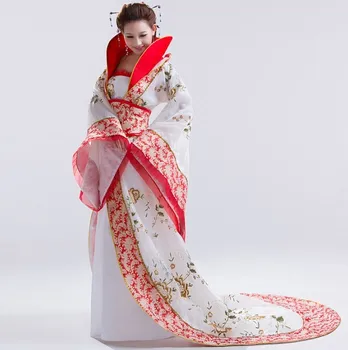 kinų senovės kostiumas hanfu suknelės Rytų Kinijos Tradicinių Vestuvių Suknelė Moterims Phoenix Siuvinėjimo Cheongsam