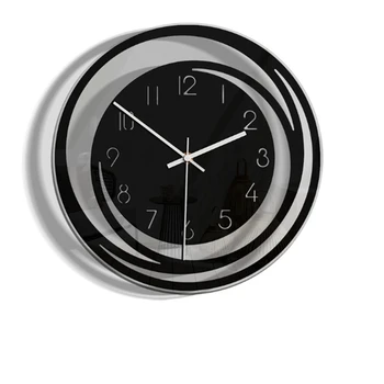 Kūrybos Namų Kambarį Dekoruoti Akrilo Sieninis Laikrodis Sprogimo Modeliai Minimalistinio Šiaurės Stiliaus Skaidrūs Laikrodis CNIM Karšto