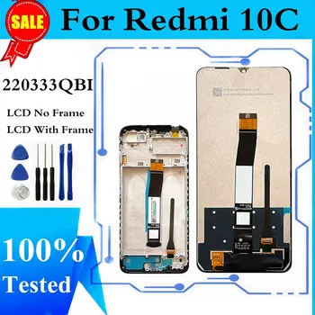LCD Xiaomi Redmi 10C 220333QBI LCD Ekranas Ekrano Rėmo Touch 