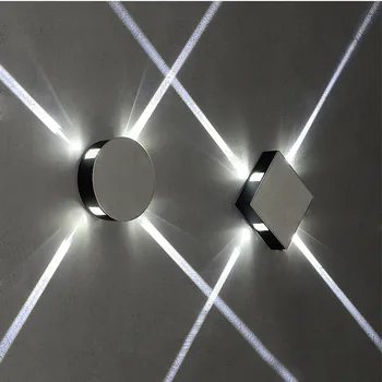 LED kryžiaus šviesos efektas sienos lempos eilėje balkonas dekoratyvinės sienos žiburiai patalpų naktiniai fono apšvietimo kambarį baras KTV modelis