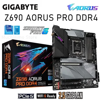 LGA 1700 Gigabyte Z690 AORUS PRO DDR4 Žaidimų Plokštė Intel 12 Generolas CPU PCle5.0 12900K 12700K 12600K Intel Z690 Mainboard
