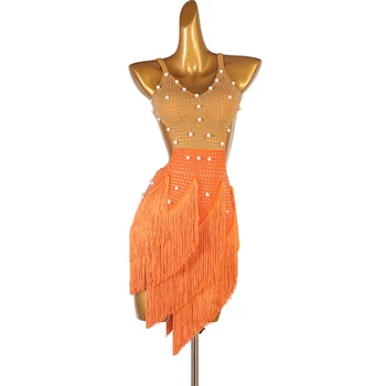 Lotynų Sukneles Konkurenciją Šokių Moterų Kostiumų Eksploatacinių savybių Šokių Suknelė Moterims lotynų Šokių Mergaičių Suknelė pagal Užsakymą