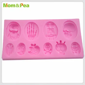 Mama&Žirnių MPA1722 Apgauti Dalykų Silikono Formos Cukraus Pasta 3D Minkštas Pyragas Apdaila