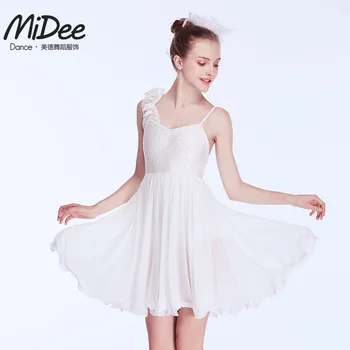 MiDee Šiuolaikinio Baleto Šokio Spektaklis Drabužių Moterų Suaugusiųjų Baltos Pasakos Elegancija Vestuvių Balerinos Sijonas Etape Kostiumu Mergina Vaikai