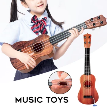 Modeliavimo Keturių Stygų Gitara Žaislas Ankstyvojo Ugdymo Modeliavimas Ukulėle Vaikams, Muzikiniai Žaislai BM88