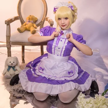 Moterų Lolita Dress Kambarinės Apranga Japonų Anime Cosplay Kostiumų Unisex Ilga Suknelė, Prijuostė Suknelė Moterims