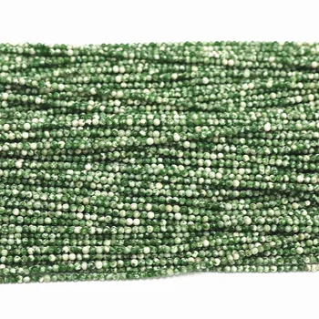 Natūralus Žaliasis Taškas Akmens 2mm 3mm Apvalių Karoliukų Mada 