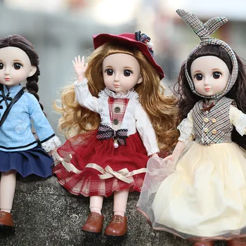 Naujas 12 Colių BJD Doll Suknelė 30cm Lėlės Priedai Lėlės Drabužiai 