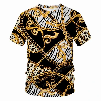 Negabaritinių Marškinėliai Grandinės Serijos 3d Print T-shirt Vyrai Mada marškinėliai Vaikams Hip Hop Viršūnes Tees Paaugliai Berniukai Tee Moterims, vyriški Drabužiai