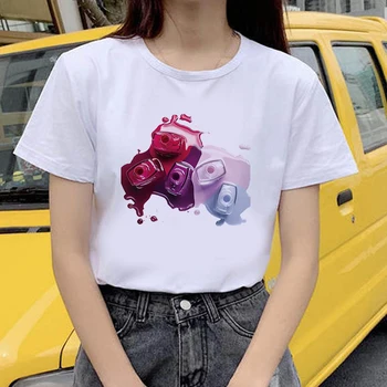 Negabaritinių Moterys T-Shirt Spausdinti Moterų Marškinėlius Mielas Atspausdintas T-Shirt Mados Vasaros Marškinėliai Femme Juokinga Marškinėlius Moterims, Drabužiai