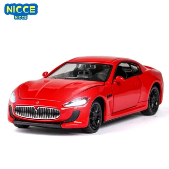 Nicce 1:32 Maserati Gran Turismo GT Masto Ratų Diecast Automobilių Sporto Metalo Modelio Traukti Bakc Transporto priemonės Lydinio Žaislų Kolekcija A281