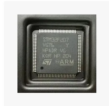 Originalus LQFP-100 STM32F207VGT6 RANKOS 32-bitų mikrovaldiklis chip Ethernet MAC
